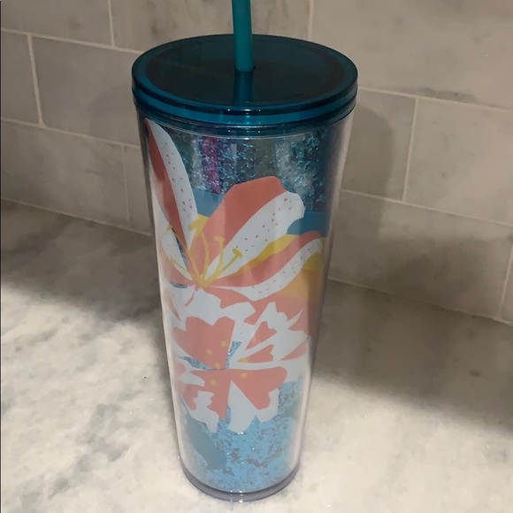 ⭐️SALE 🤩NEW STARBUCKS TUMBLER BLUE SPARKLE - Picture 13 of 13